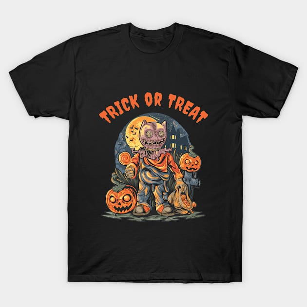 Trick or Treat T-Shirt by Iskapa